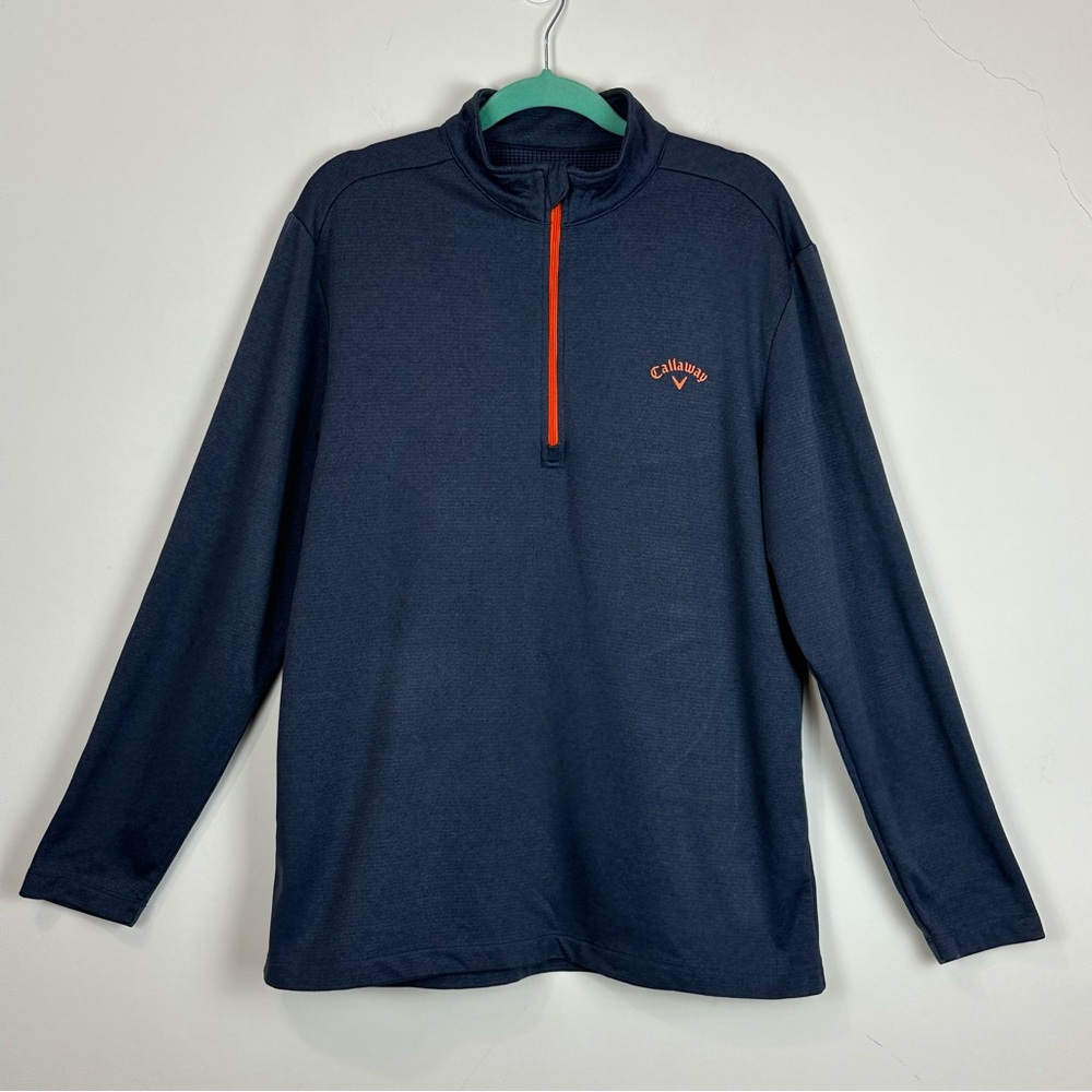 Callaway Men’s Outdoor 1/4 Zip Pullover Shirt L Golf Sports Athleisure